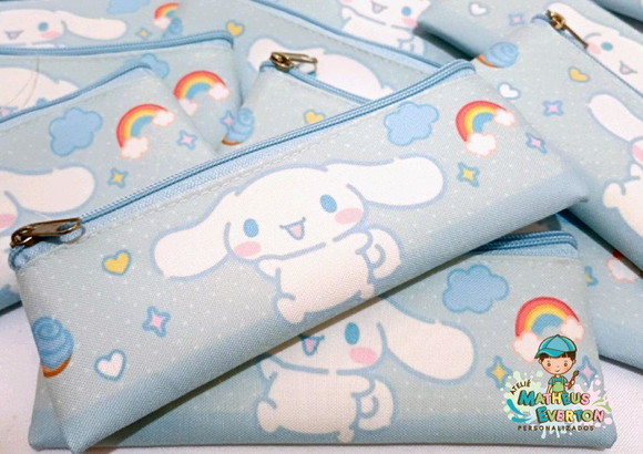 45 Estojos Slim Personalizado Cinnamoroll Tam: 19x7cm - Imagem 3
