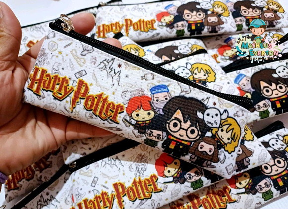 45 Estojos Slim Personalizado Harry Potter Tamanho 19x7 - Imagem 5