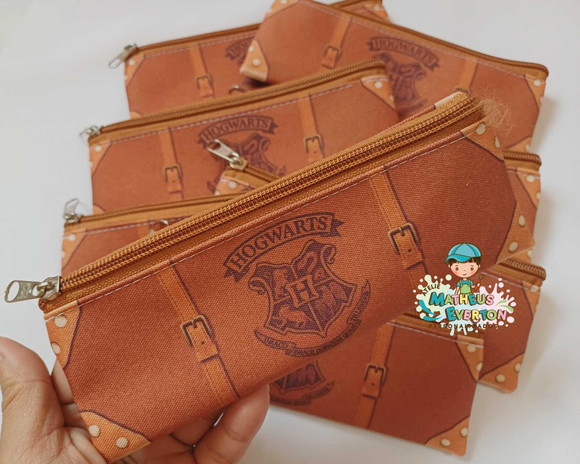 45 Estojos Slim Personalizado Harry Potter Tamanho 19x7