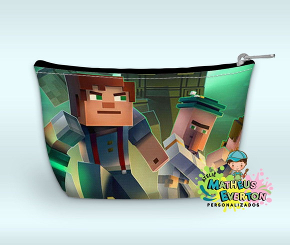 45 Necessaire Personalizada Minecraft (faço Outros) - Imagem 5