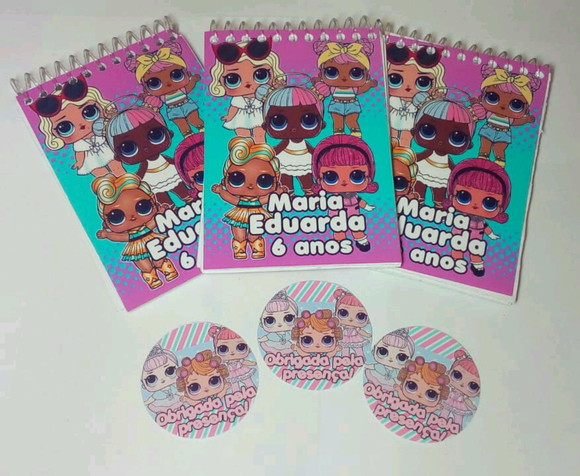 60 Bloquinho Personalizado Lol Surprinse - Imagem 3