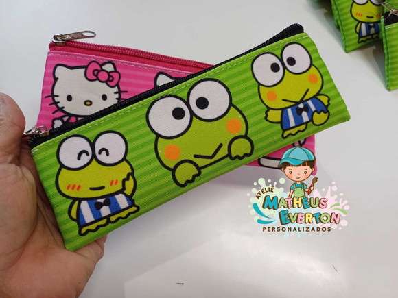 60 Estojo Slim Personalizado Hello Kitty Tam 19x7 e 60 Lápis - Imagem 2