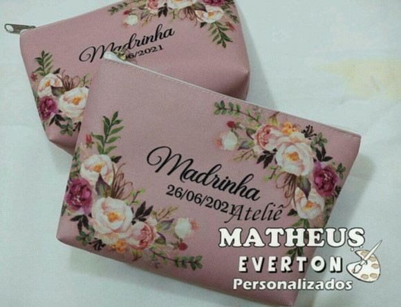 90 Necessaire Madrinha Noivado, Casamento, Bodas, 15 Anos