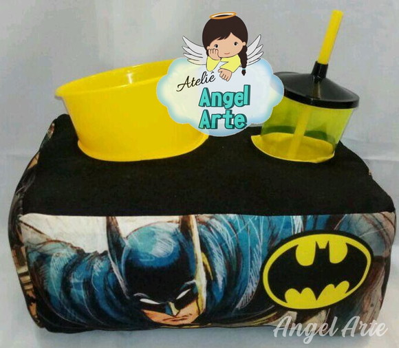 Almofada de Pipoca - Tema Batman