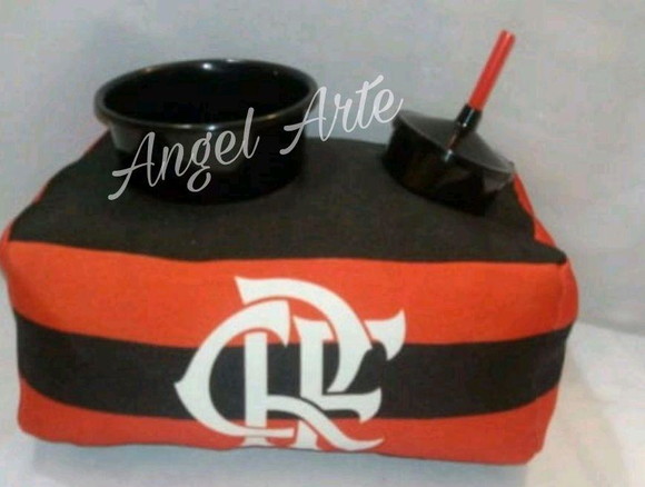 Almofada De Pipoca Kit Cinema Flamengo Gratis Almochaveiro - Imagem 2
