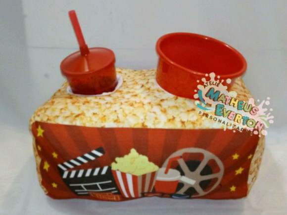 Almofada de Pipoca Personalizada Cinema (faço Outros Temas) - Imagem 3