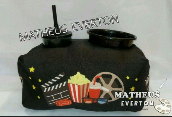 Almofada de Pipoca Personalizada Cinema (faço Outros Temas) - Imagem 2