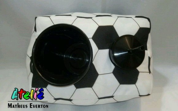 Almofada de Pipoca Personalizada Futebol Faço Outros Temas - Imagem 3
