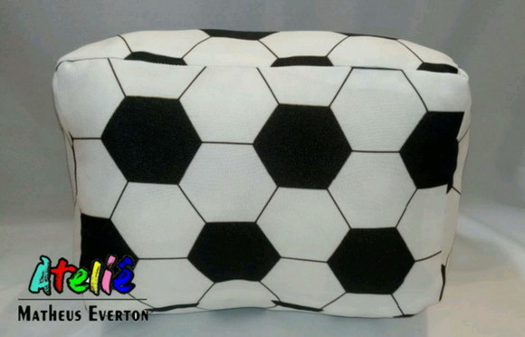 Almofada de Pipoca Personalizada Futebol Faço Outros Temas - Imagem 2