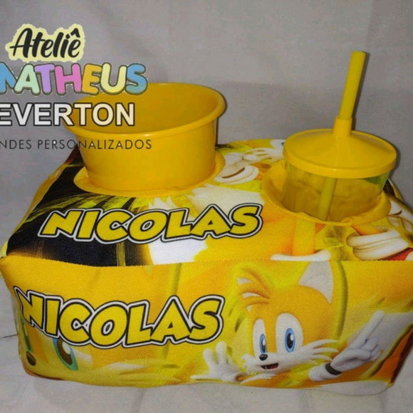Almofada de Pipoca Tails ( Sonic )