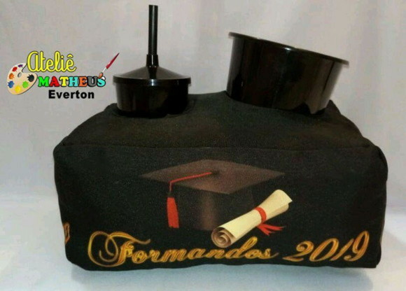 Almofada Kit Cinema Personalizado Formandos Faço Outros Tema - Imagem 2