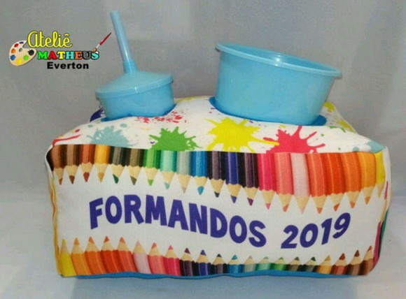 Almofada Kit Cinema Personalizado Formandos Faço Outros Tema - Imagem 2