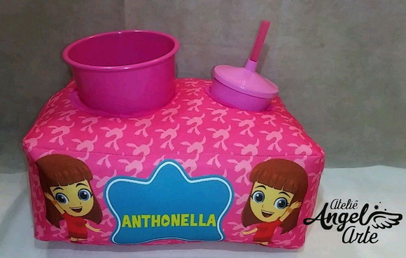 Almofada Porta Pipoca Lucas Neto