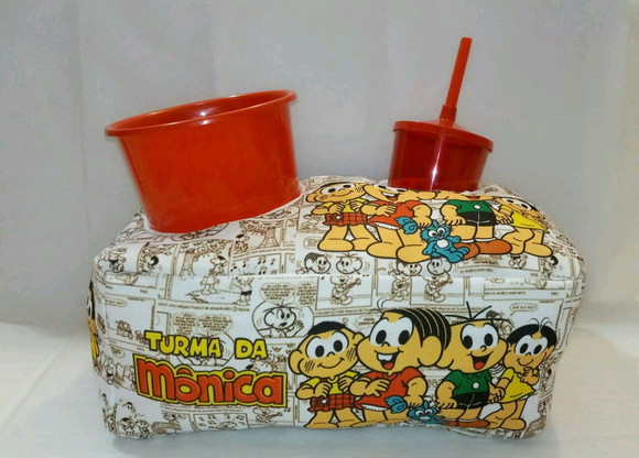 Almofada Porta Pipoca Turma da Mônica
