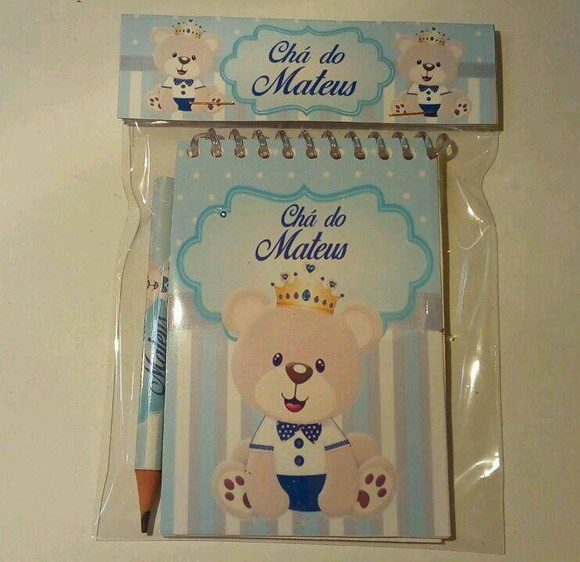 Bloquinho Personalizado - Ursinho - Imagem 2