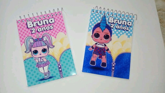 Bloquinho Personalizado Lol Surprise