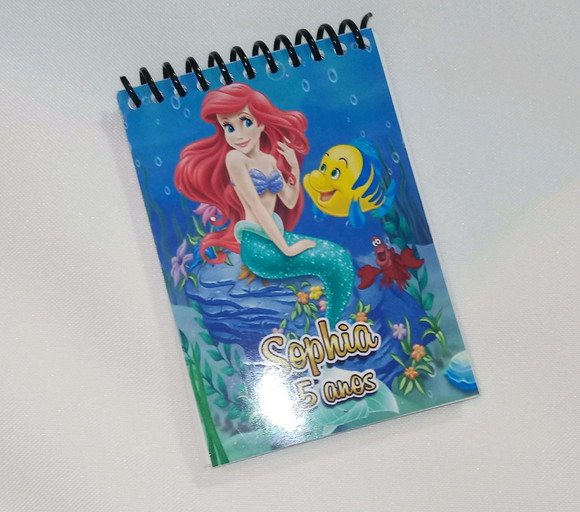 Bloquinho Personalizado Pequena Sereia