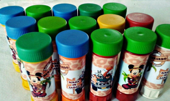 Bolha de Sabão Mickey Safari-Fazemos qualquer tema - Imagem 2