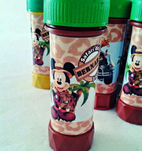 Bolha de Sabão Mickey Safari-Fazemos qualquer tema - Imagem 4