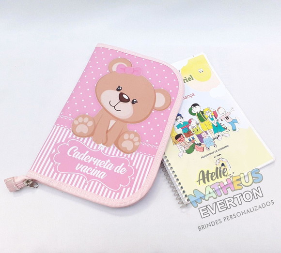 Capa de Caderneta de Vacinação Urso ou Urso
