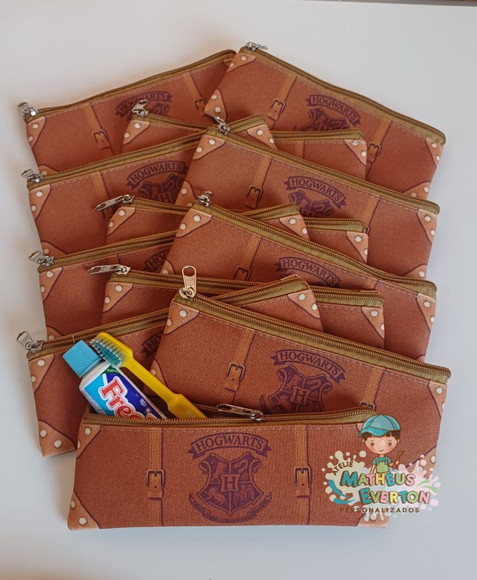 Estojo Slim Personalizado Harry Potter Tam: 19x7 - Imagem 2