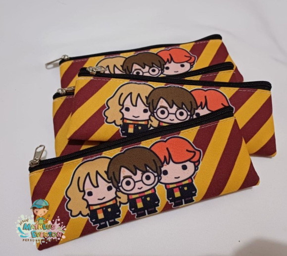 Estojo Slim Personalizado Harry Potter Tam: 19x7 - Imagem 5