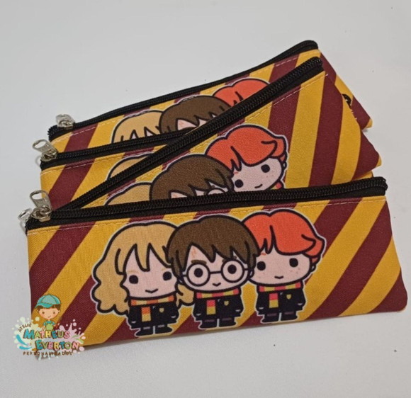Estojo Slim Personalizado Harry Potter Tam: 19x7 - Imagem 2