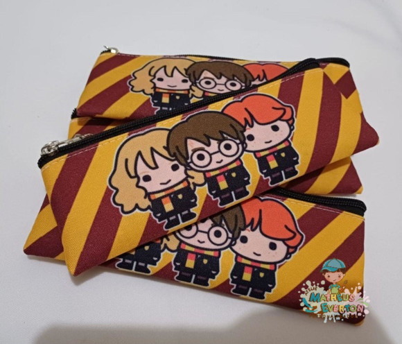 Estojo Slim Personalizado Harry Potter Tam: 19x7 - Imagem 2