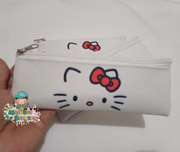 Estojos Slim Personalizado Hello Kitty Tam: 19x7 - Imagem 3
