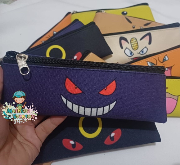 Estojos Slim Personalizado Pokémon Tam: 19x7 - Imagem 3