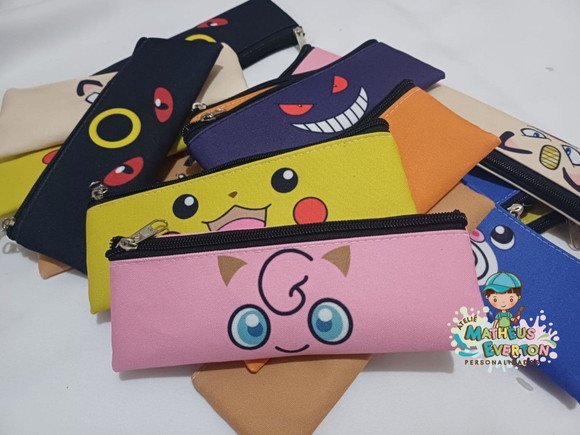 Estojos Slim Personalizado Pokémon Tam: 19x7 - Imagem 4