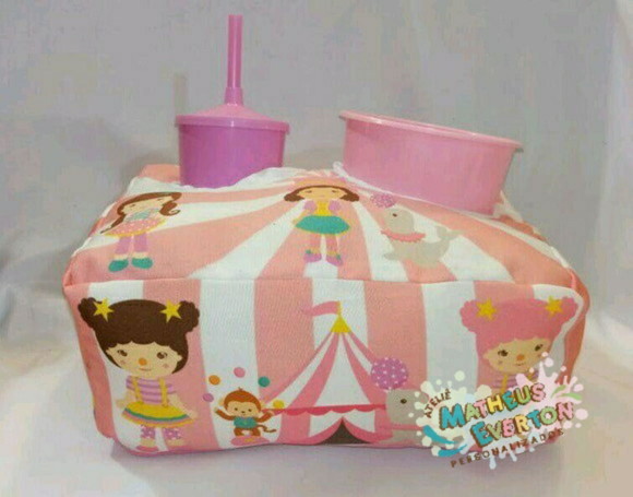 Kit Cinema Personalizado Circo Rosa (faço Outros Temas) - Imagem 2