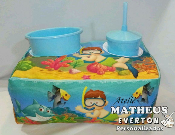 Kit Cinema Personalizado Fundo do Mar - Imagem 3
