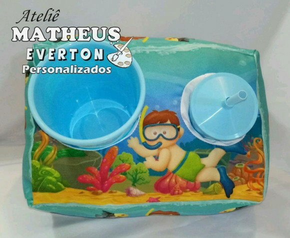 Kit Cinema Personalizado Fundo do Mar - Imagem 3