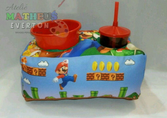 Kit Cinema Personalizado Super Mario Bro (faço Outros Temas) - Imagem 3