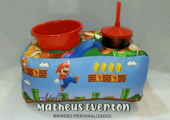 Kit Cinema Personalizado Super Mario Bro (faço Outros Temas) - Imagem 3