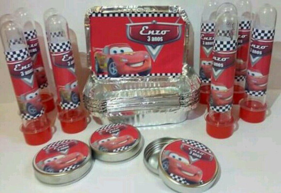 Kit Fsta Personalizado Carros Disney