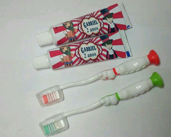 Kit Higiene Bucal Personalizado Circo Vitange - Imagem 3