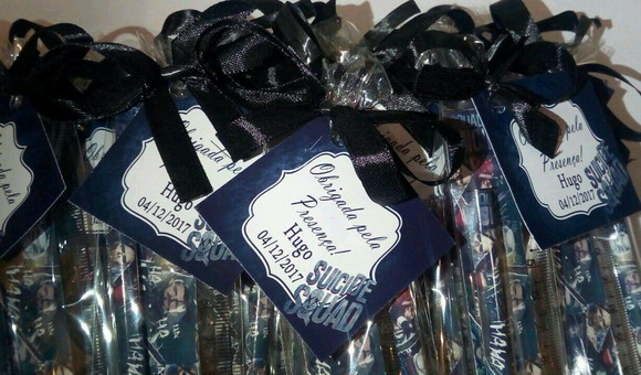 Kit Lápis e Régua Personalizado Esquadrão Suicida - Imagem 3