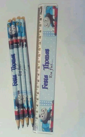 Kit Lápis Personalizado Thomas