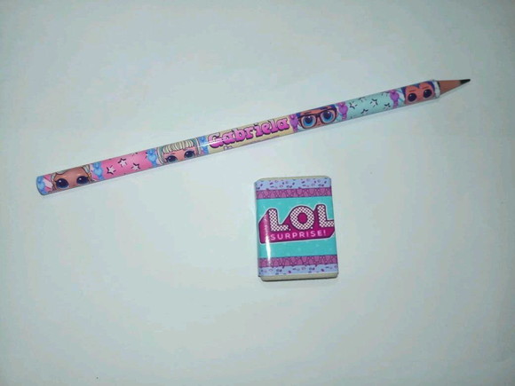 Lapis Borracha Personalizado Tema Lol Surprise