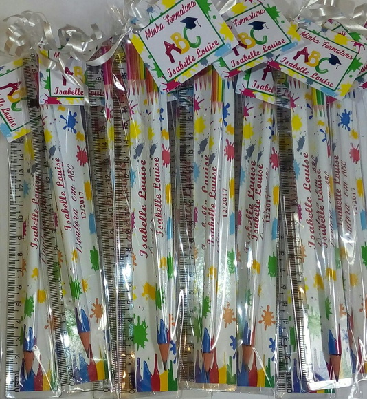 Lápis e Régua Personalizado de Formatura - Imagem 2