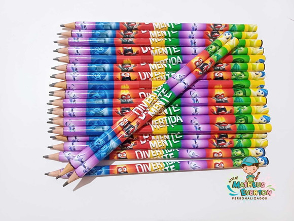 Lápis Personalizado Divertidamente - Imagem 2