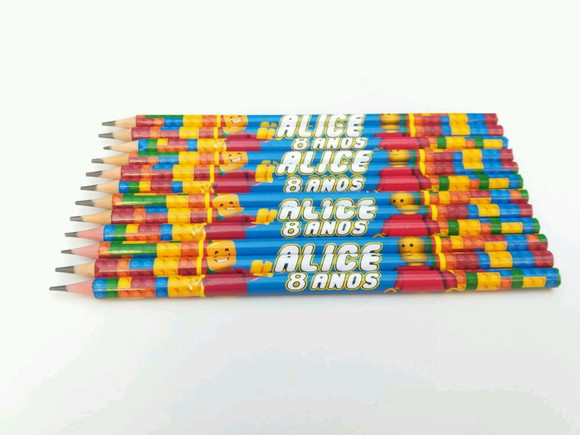 Lapis Personalizado Lego