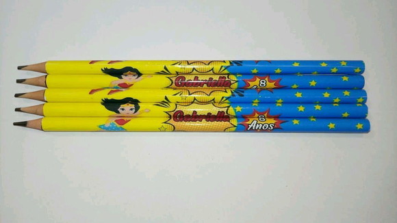 Lapis Personalizado Mulher Maravilha