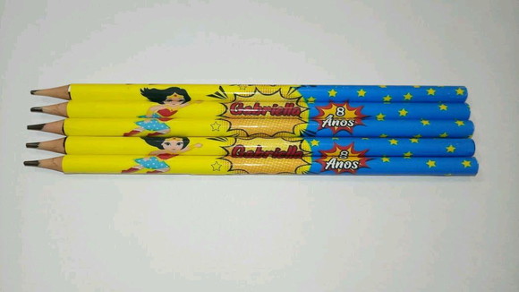Lapis Personalizado Mulher Maravilha - Imagem 2