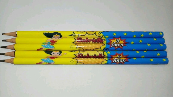 Lapis Personalizado Mulher Maravilha - Imagem 3