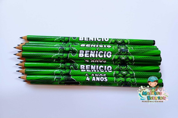 Lápis Personalizado o Incrível Hulk - Imagem 2