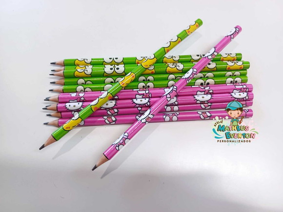Lápis Personalizado Tema Hello Kitty - Imagem 2