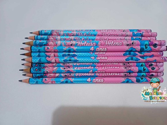 Lápis Personalizado Tema Stitch - Imagem 5